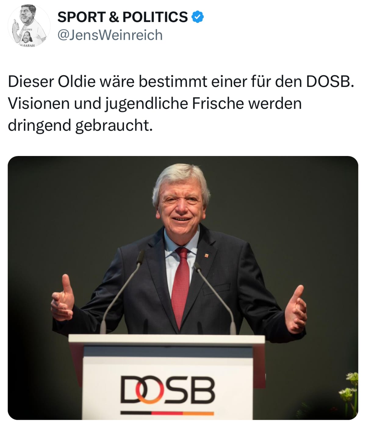 DOSB rast gegen die Wand. Burmester weg. Weikert kämpft um seinen Posten.